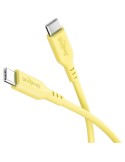 Goobay USB-C™-Silikonkabel, 1,5 m, gelb