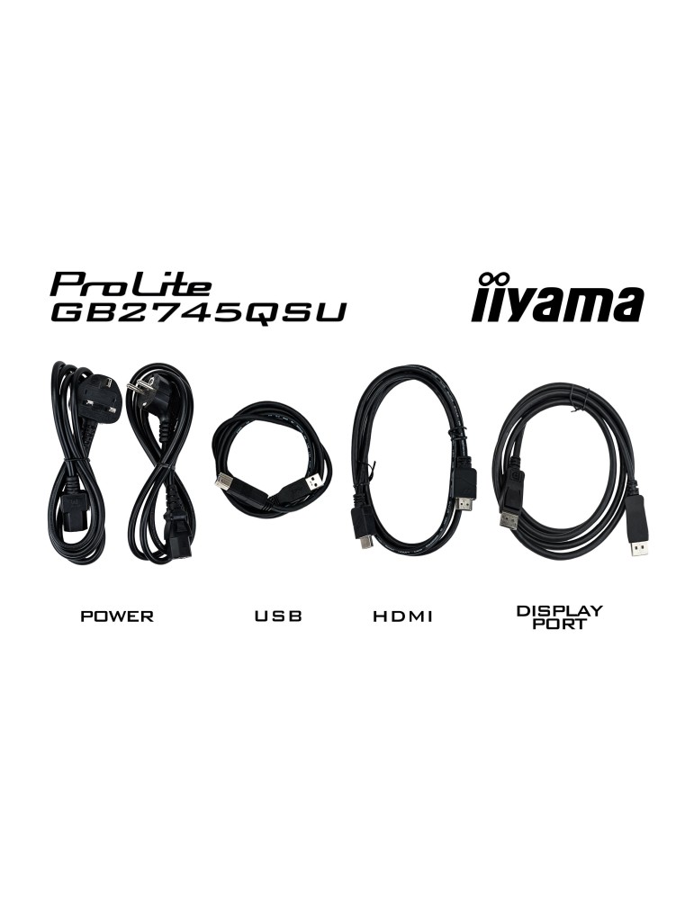 LCD Iiyama G-MASTER GB2745QSU-B2 Gaming Monitor - QHD, 100Hz