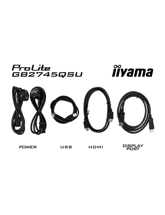 LCD Iiyama G-MASTER GB2745QSU-B2 Gaming Monitor - QHD, 100Hz