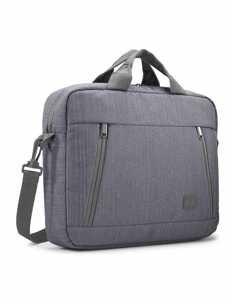 Case Logic "Huxton Attaché" Notebooktasche 15,6" ,grau Gepolsterte Tragegriffe, Schultergurt