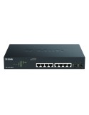 D-Link DGS-1100-10MPV2 Smart Managed Switch [8x Gigabit Ethernet PoE+, 130W, 2x SFP]