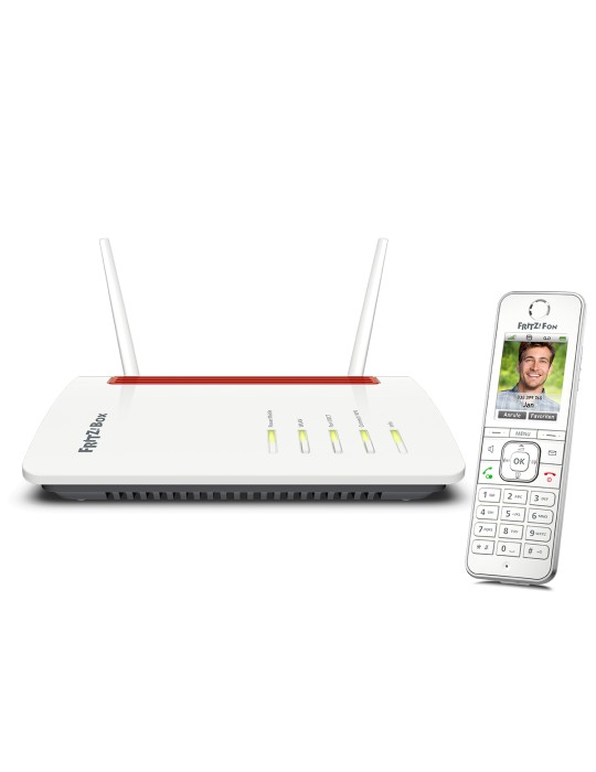 AVM FRITZ!Box 6850 LTE + Fon C6 Weiß Bundle