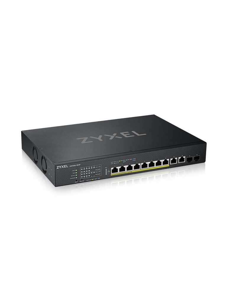 Zyxel XS1930-12HP Smart Managed Switch [10x 10 Gbit/s Ethernet, 8x PoE++, 375W, 2x 10 Gbit/s SFP+]