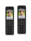 2er Pack FRITZ!Fon C6 DECT-Telefon, Schwarz [Farbdisplay 180 ppi, beleuchtete Tastatur]