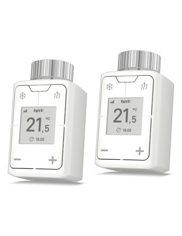 2er Pack AVM FRITZ!DECT 302 [Intelligenter Heizkörperregler]