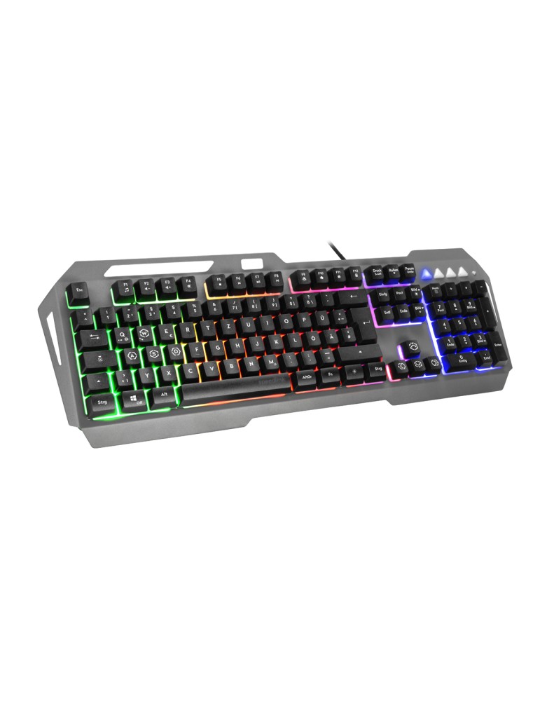 Speedlink LUNERA Metal Rainbow Gaming Keyboard, 5 Modi, schwarz