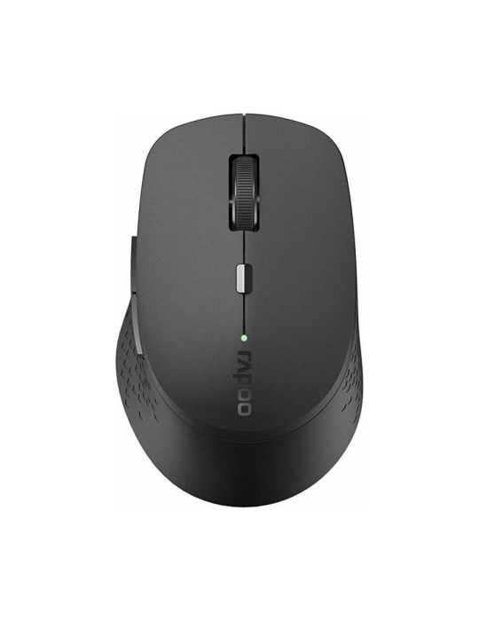 Rapoo Kabellose lautlose Multi-Mode-Maus "M300", dunkelgrau, Einstellbarer Sensor mit 1.600 DPI