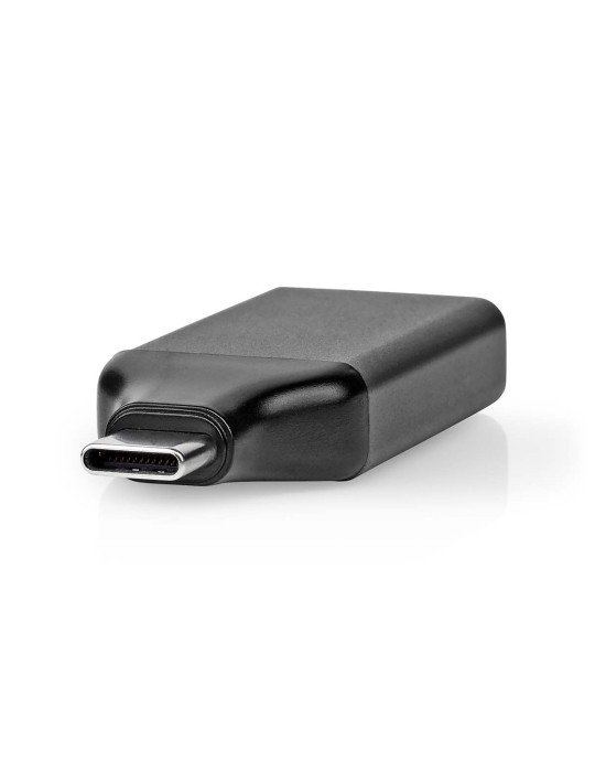 Nedis USB-C™ Adapter - USB 3.2 Gen 1 | USB-C™ Stecker | HDMI™ Ausgang | 4K@60Hz | Rund | Vernickelt | Grau / Schwarz | Box