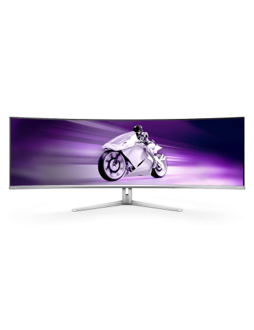 Philips Evnia 49M2C8900L 49 Zoll DQHD OLED Curved Gaming Monitor, 144 Hertz, 0,03ms GtG, HDR400, Ambiglow (5120x1440, HDMI 2.1, 